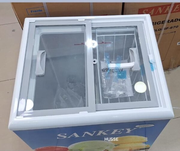 CONGELADOR DE 100 LITROS MARCA SANKEY CON PUERTAS VIDRIO - Imagen 3