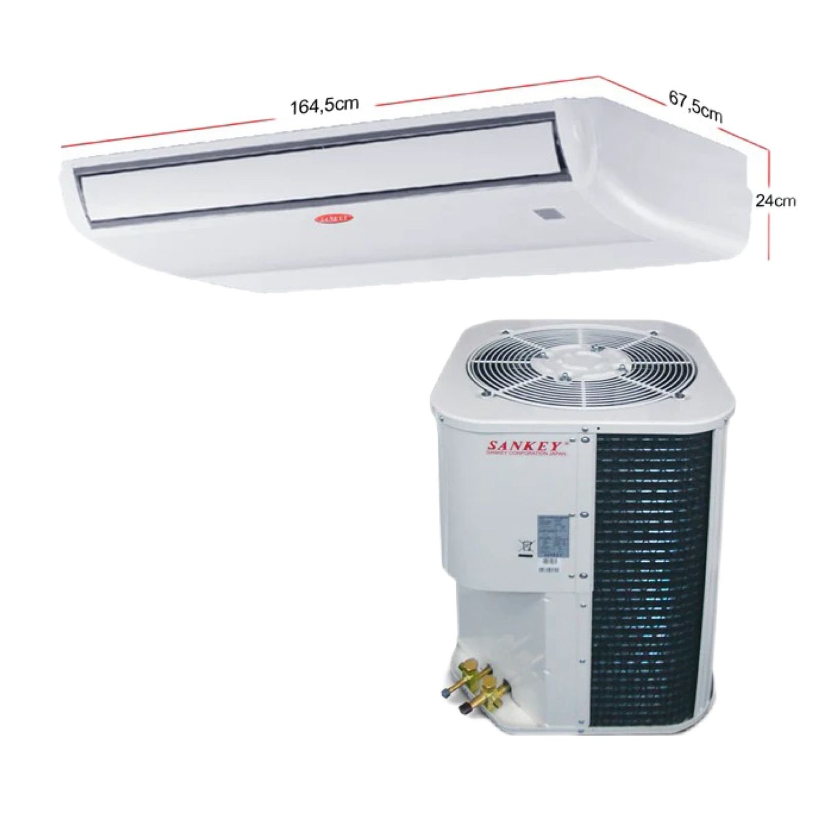 Aire acondicionado Piso Techo 36,000 BTU SANKEY