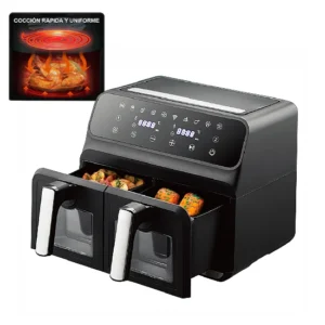 Olla freidora FRW-8D01W Sankey capacidad 4L + 4L