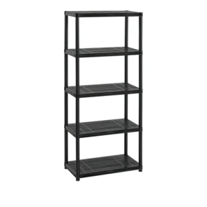 Estantería 15 Pulgadas 5 Niveles 71,2x169,5x38,3 cm Negro