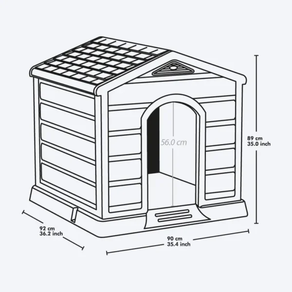 Casa para Perro Razas Medianas y Grandes - Imagen 6