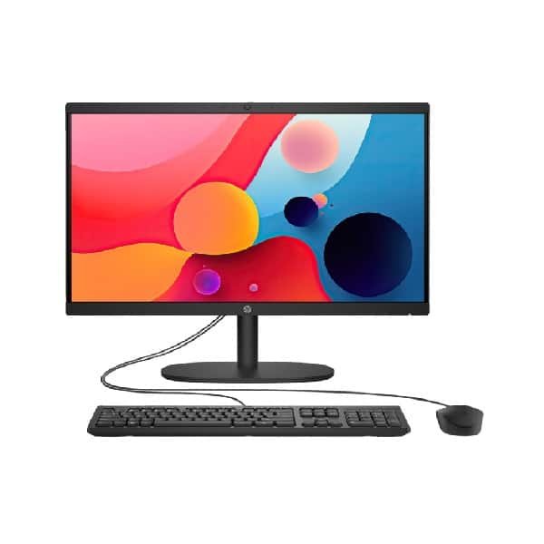 TODO EN UNO HP 22-DG0011LA - INTEL N100 - 8GB DDR5 - 256GB SSD - PANTALLA 21,5" FHD - NO DVD - HDMI - RJ45 - FREEDOS - NEGRO - A82XVLA#ABM
