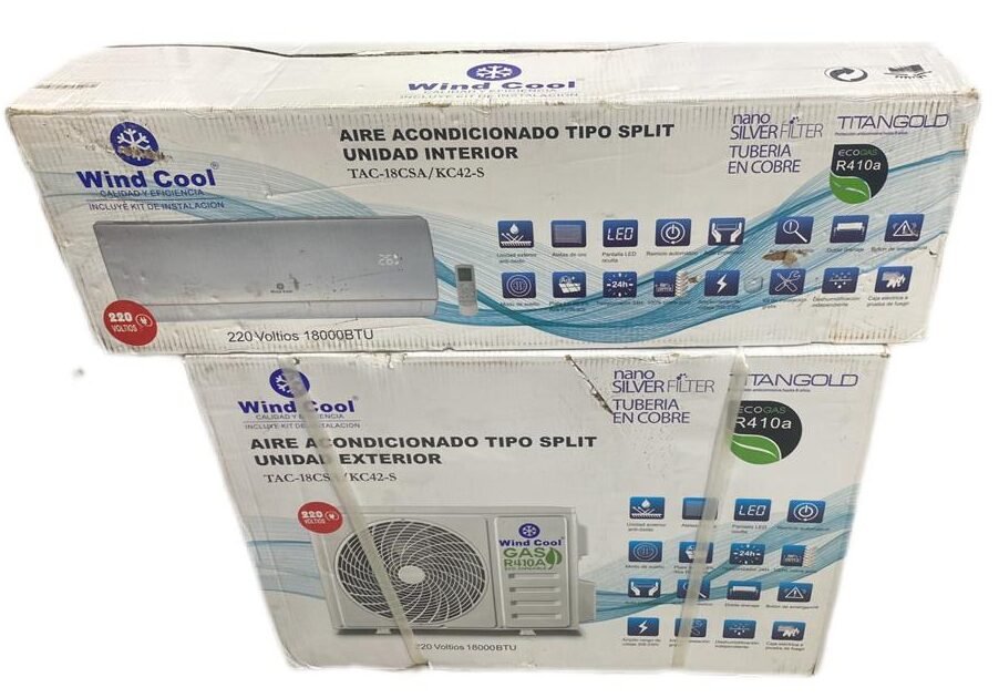 Aire Acondicionado Wind Cool DE 18000BTU LUZ 220V
