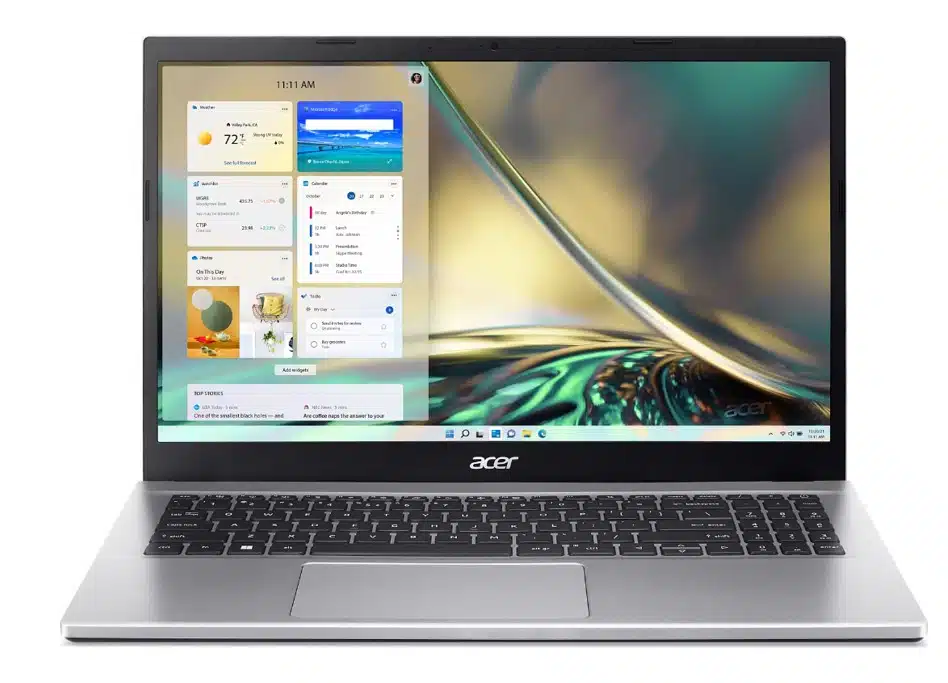 PORTATIL ACER A315-59-39GN - INTEL CORE I3 1215U - 8GB DDR4 - 512GB SSD - PANTALLA 15,6" FHD - NO DVD - HDMI - FREEDOS - PURE SILVER